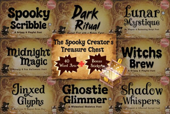 Download Spooky Creator Treasure Chest Bundle - Premium Resources